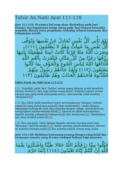 Detail Surat An Nahl Ayat 16 114 Nomer 35