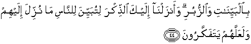 Detail Surat An Nahl Ayat 44 Nomer 12