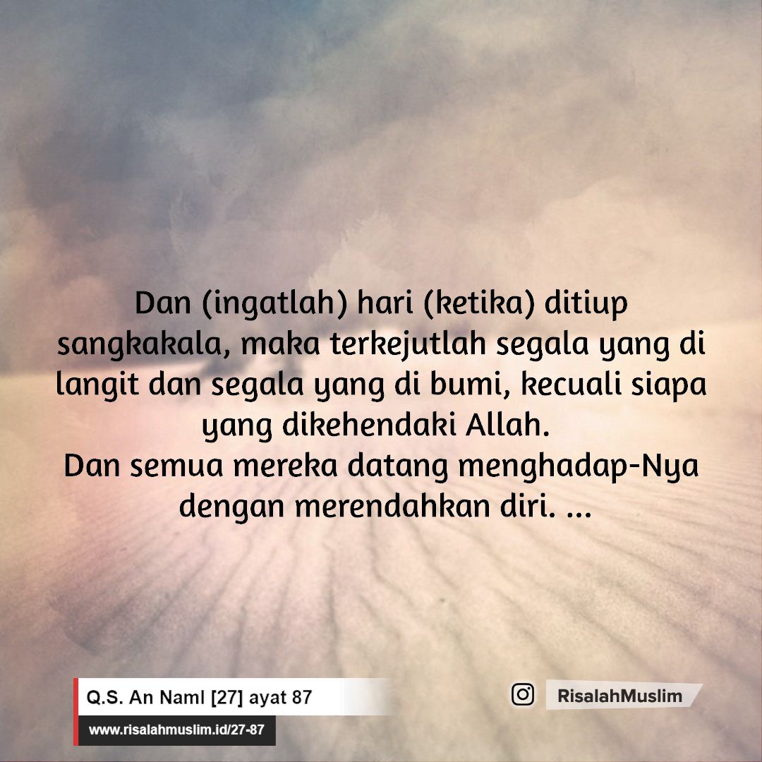 Detail Surat An Naml Ayat 87 Koleksi Nomer 8