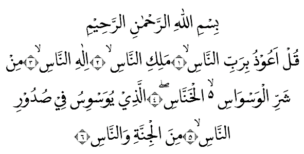 Detail Surat An Nas Latin Nomer 14