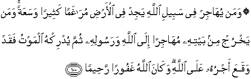 Detail Surat An Nisa Ayat 100 Nomer 8