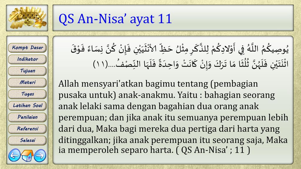 Detail Surat An Nisa Ayat 11 Nomer 12