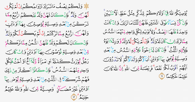 Detail Surat An Nisa Ayat 11 Nomer 16