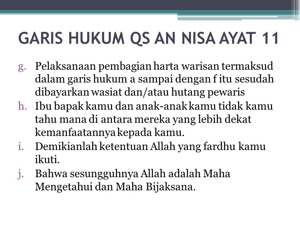 Detail Surat An Nisa Ayat 11 Nomer 29