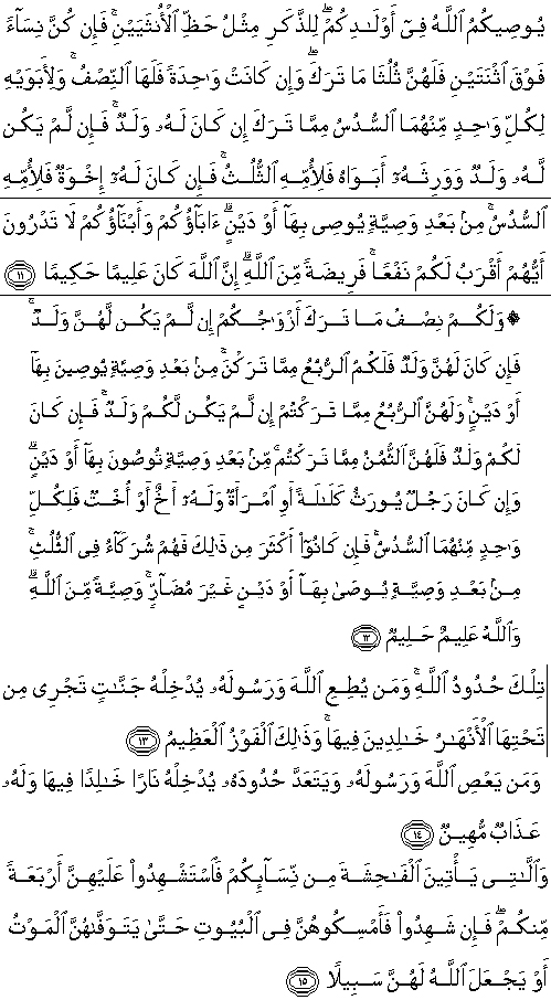 Detail Surat An Nisa Ayat 11 Nomer 8