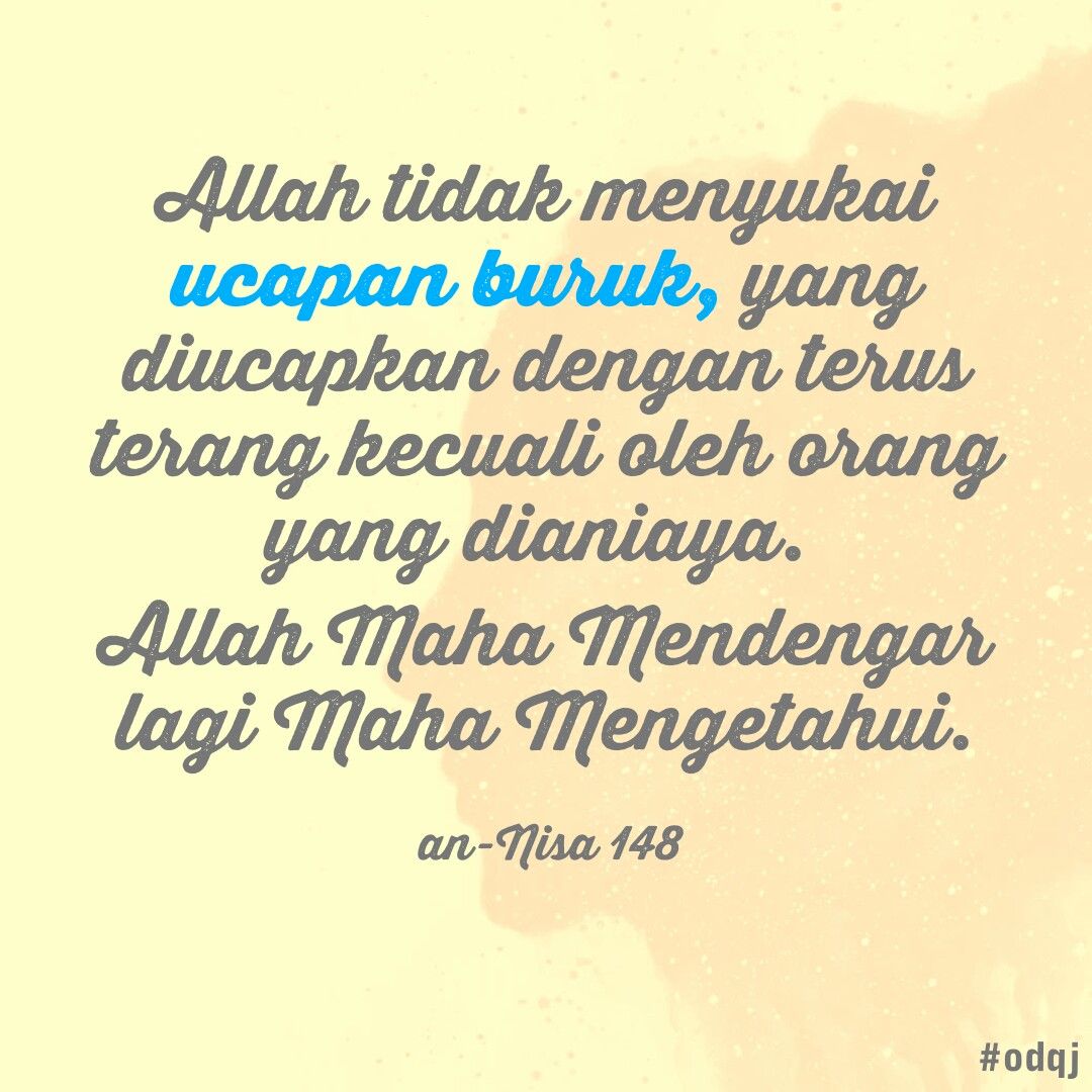 Detail Surat An Nisa Ayat 148 Nomer 2