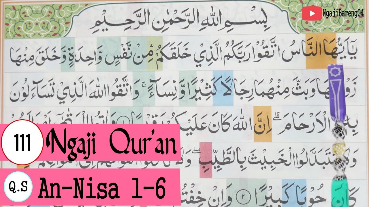 Detail Surat An Nisa Ayat 2 Nomer 21