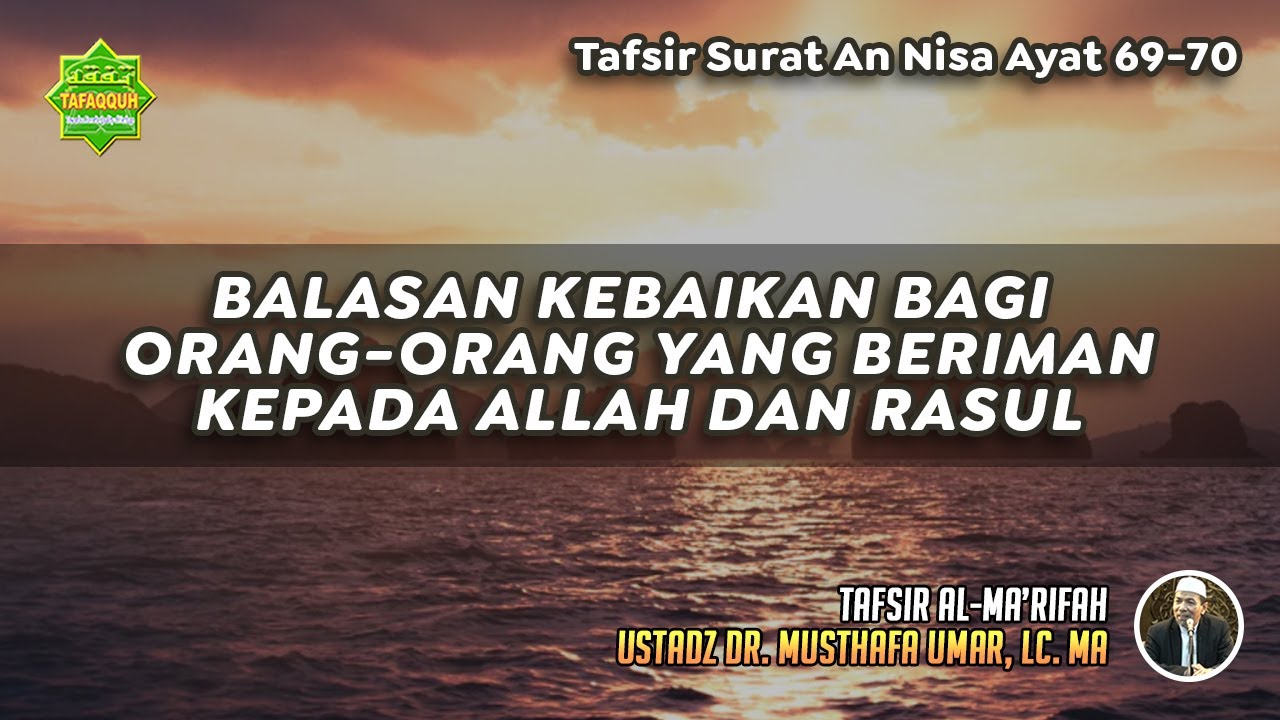 Detail Surat An Nisa Ayat 69 Nomer 24