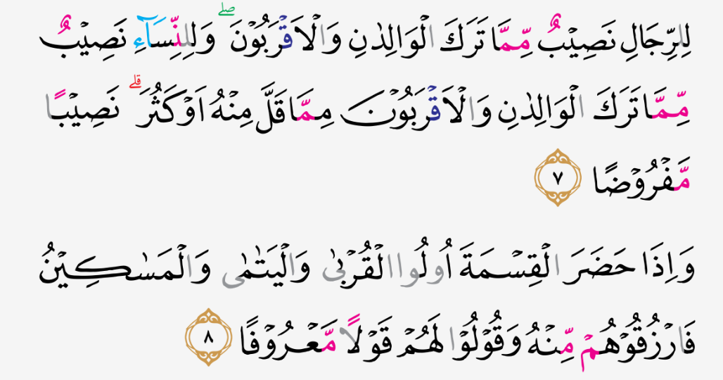 Detail Surat An Nisa Ayat 8 Nomer 16