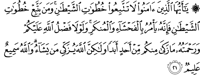 Detail Surat An Nur Ayat 24 Nomer 22