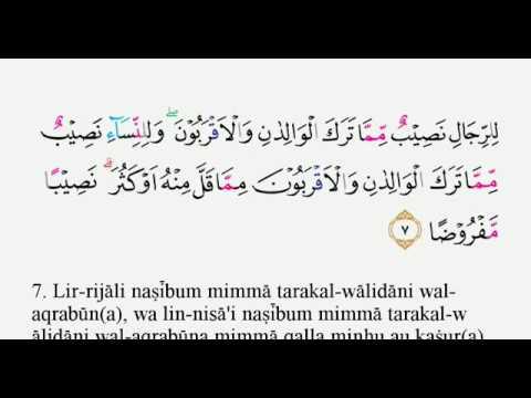 Detail Surat Anisa Ayat 7 Nomer 5