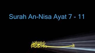 Detail Surat Anisa Ayat 7 Nomer 38