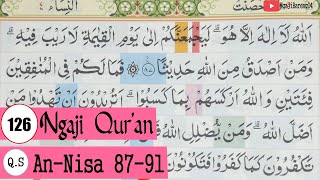 Detail Surat Annisa Ayat 16 Nomer 15