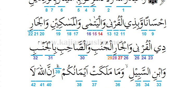 Detail Surat Annisa Ayat 23 Nomer 19