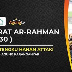 Detail Surat Ar Rahman Hanan Attaki Nomer 27