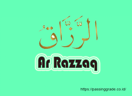 Detail Surat Ar Razzaq Nomer 2