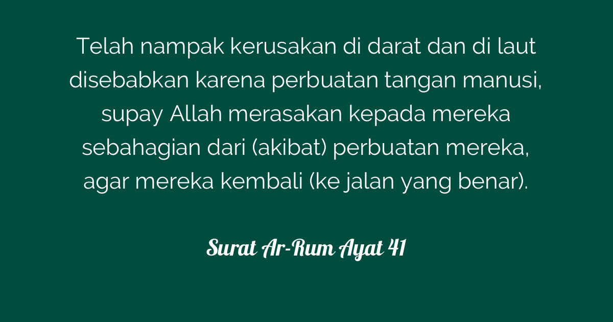 Detail Surat Ar Rum Ayat 41 42 Nomer 54