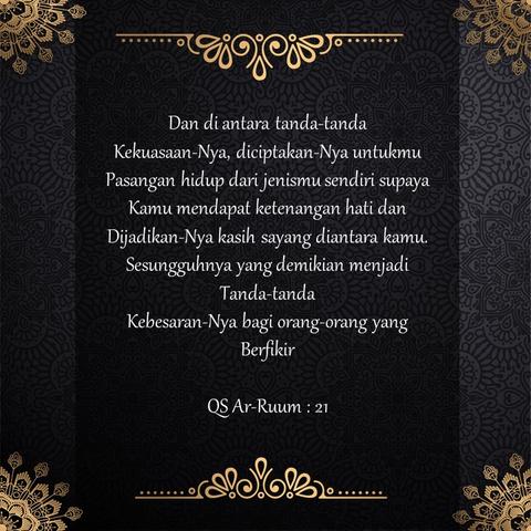 Detail Surat Ar Rum Pernikahan Nomer 22