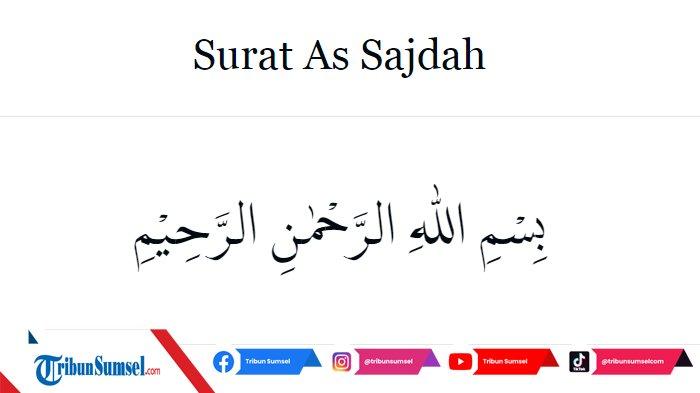 Detail Surat As Sajdah Ayat 5 Nomer 44