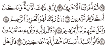 Detail Surat Asy Syura Ayat 26 Nomer 20