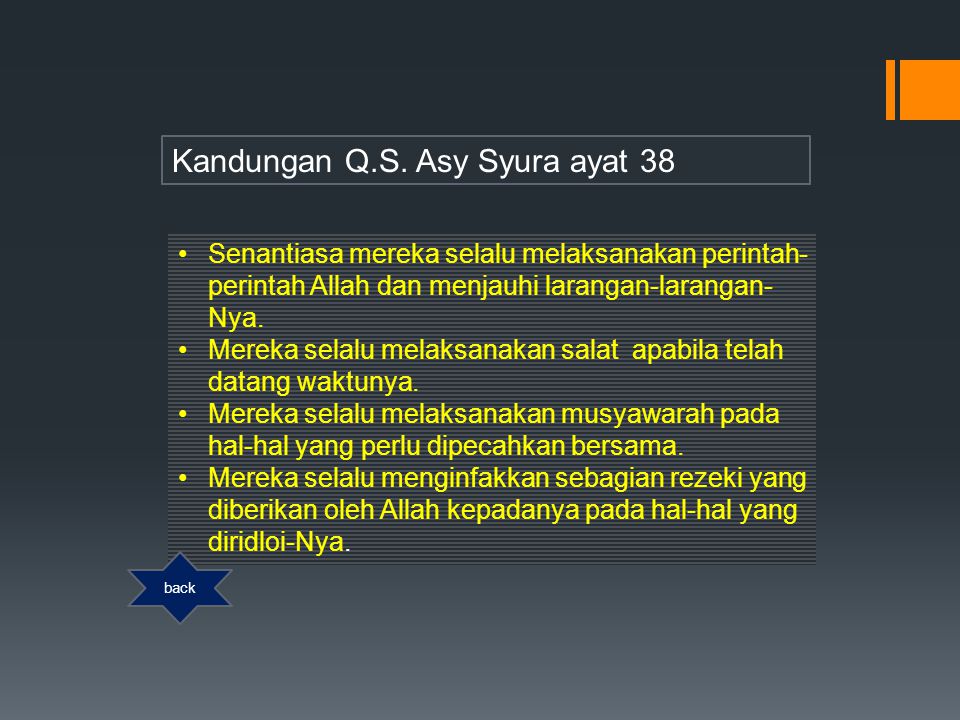 Detail Surat Asy Syura Ayat 7 Nomer 38