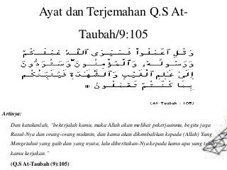 Detail Surat At Taubat Ayat 105 Nomer 19