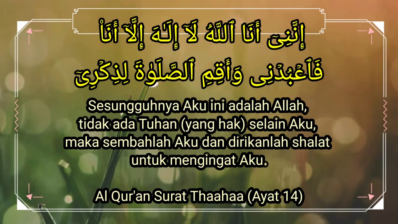 Detail Surat At Thaha Ayat 1 14 Nomer 4