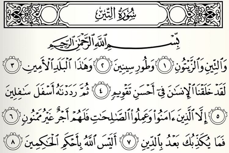 Detail Surat At Tin Ayat Ke 3 Nomer 18