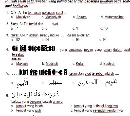 Detail Surat At Tin Terdiri Dari Ayat Nomer 33