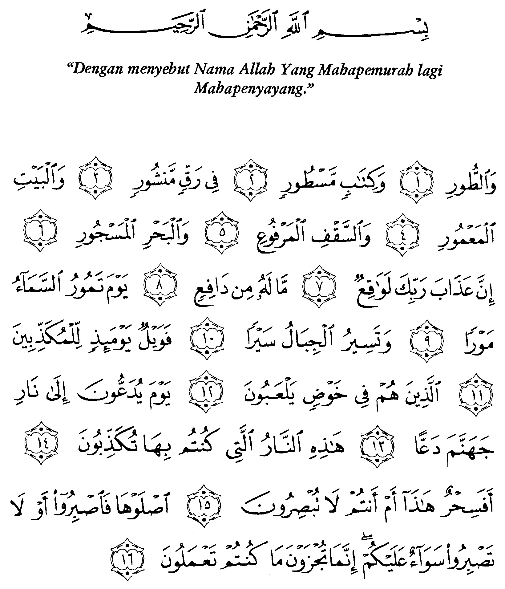 Surat Ath Thur - KibrisPDR