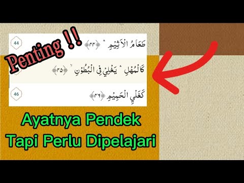 Detail Surat Ayat Pendek Nomer 49