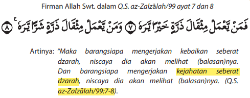 Detail Surat Az Zalzalah Ayat 7 8 Nomer 27
