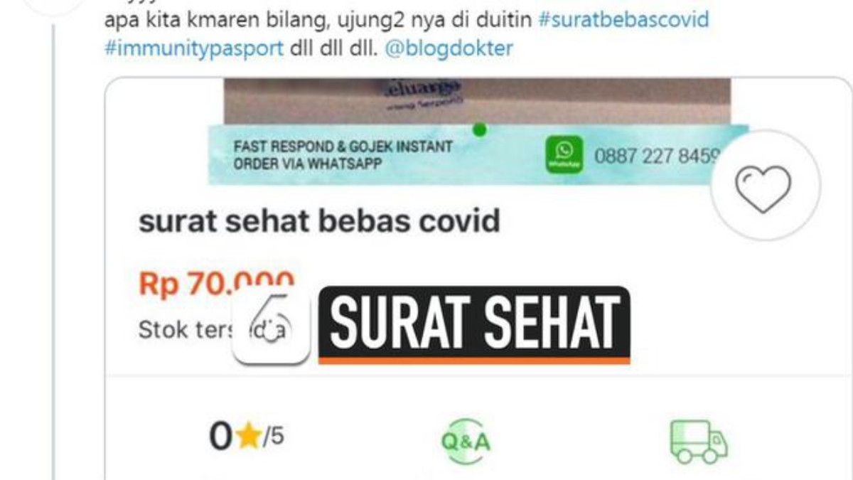 Detail Surat Bebas Corona Nomer 47