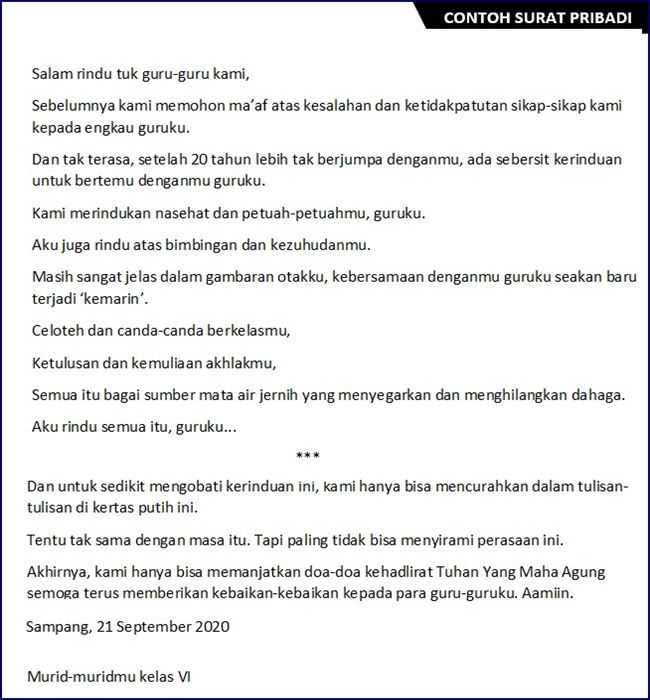 Detail Surat Buat Guru Nomer 18