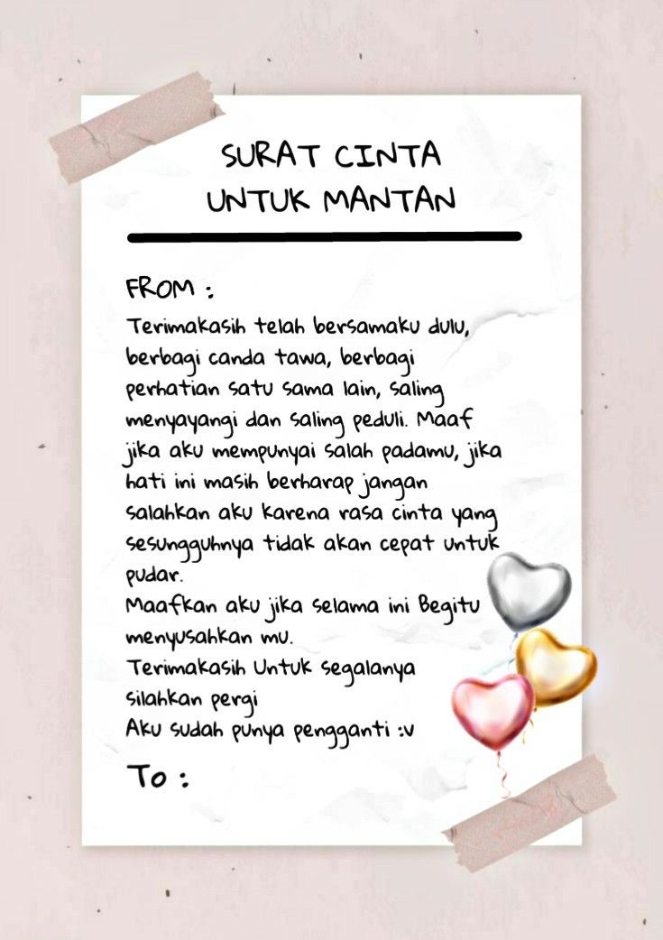 Detail Surat Buat Mantan Nomer 4