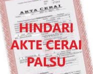 Detail Surat Cerai Palsu Nomer 14