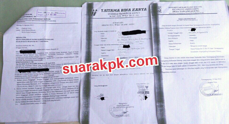 Detail Surat Cerai Palsu Nomer 45