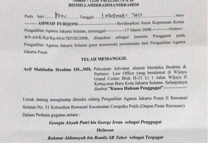 Detail Surat Cerai Pengadilan Nomer 39