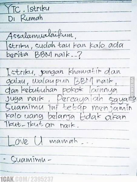 Detail Surat Cinta Contoh Nomer 11