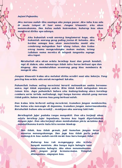 Detail Surat Cinta Contoh Nomer 24