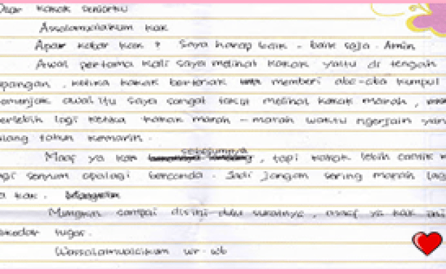 Detail Surat Cinta Romantis Nomer 35