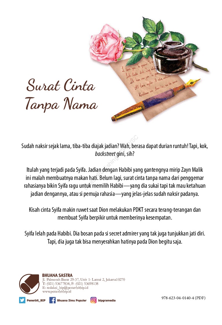 Detail Surat Cinta Tanpa Nama Nomer 35