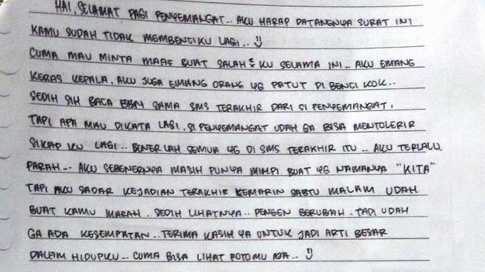 Detail Surat Cinta Terakhir Nomer 10