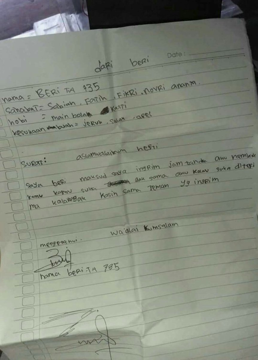 Detail Surat Dalam Kado Nomer 15