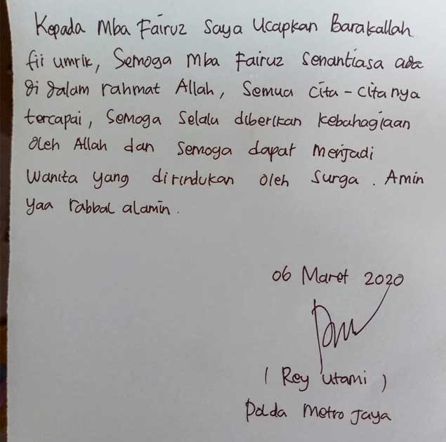 Detail Surat Dalam Kado Nomer 4