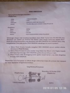 Detail Surat Damai Kecelakaan Nomer 27