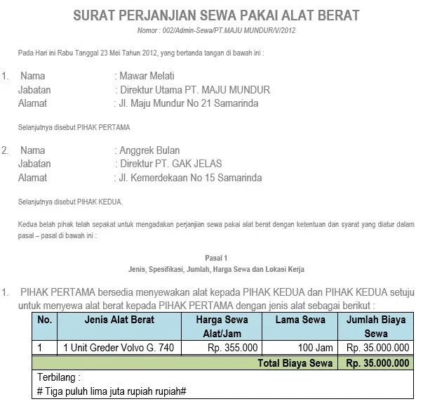 Detail Surat Damai Kecelakaan Nomer 40