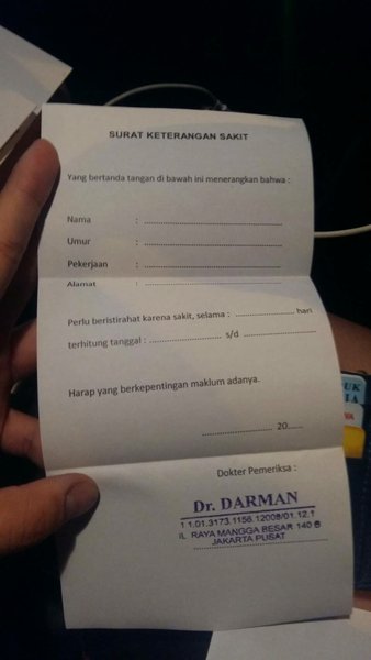 Detail Surat Dari Dokter Nomer 20