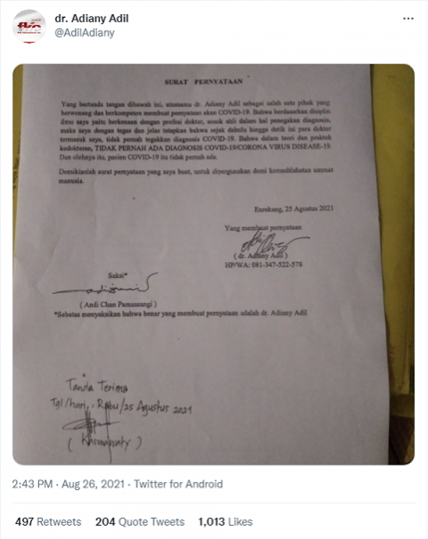 Detail Surat Dari Dokter Nomer 31