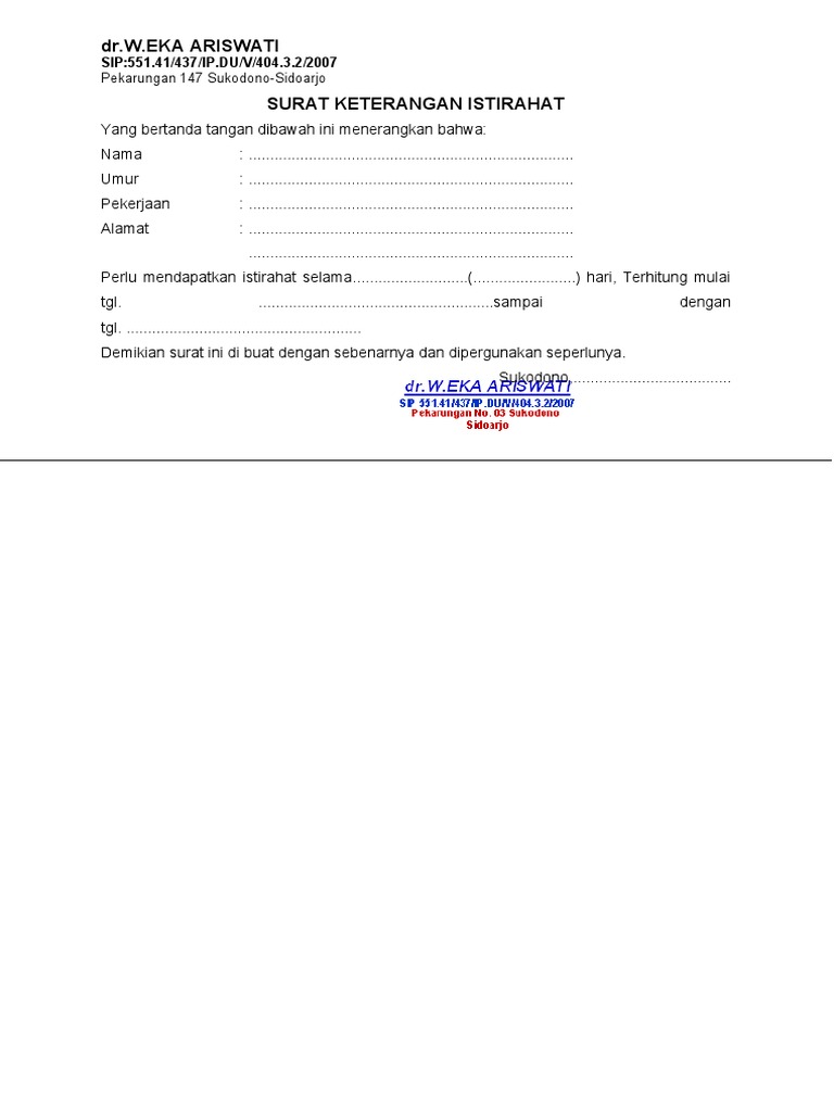 Detail Surat Dari Dokter Nomer 36